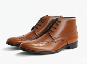 Height increasing  shoe Leather Tan