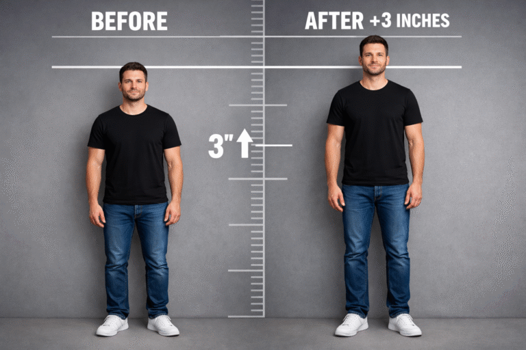Increase Your Height Instantly by 3 to 4 Inches